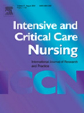 Intensive And Critical Care Nursing期刊