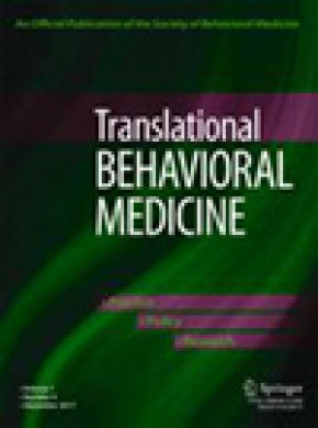 Translational Behavioral Medicine期刊