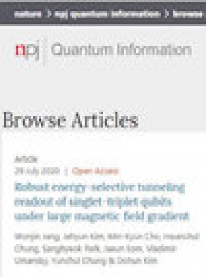 Npj Quantum Information期刊