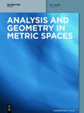 Analysis And Geometry In Metric Spaces期刊