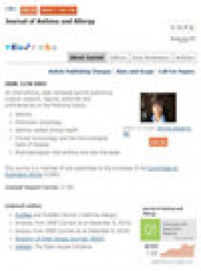 Journal Of Asthma And Allergy期刊