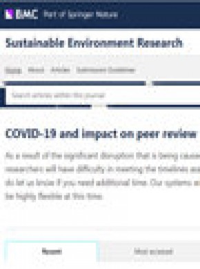 Sustainable Environment Research期刊