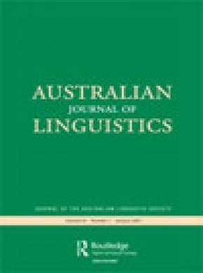 Australian Journal Of Linguistics期刊