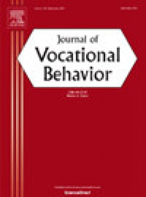 Journal Of Vocational Behavior期刊