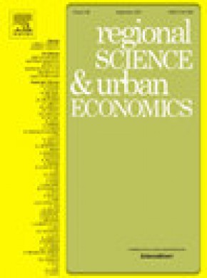 Regional Science And Urban Economics期刊