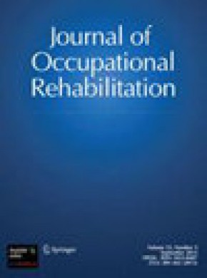 Journal Of Occupational Rehabilitation期刊