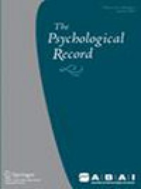 Psychological Record期刊