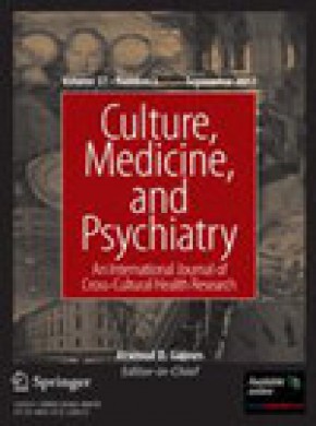 Culture Medicine And Psychiatry期刊