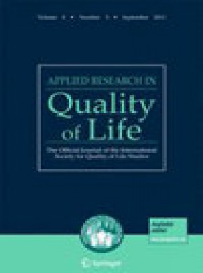 Applied Research In Quality Of Life期刊