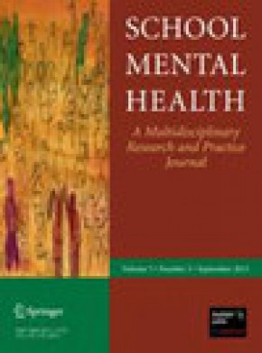 School Mental Health期刊