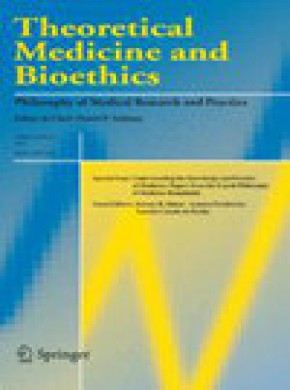 Theoretical Medicine And Bioethics期刊