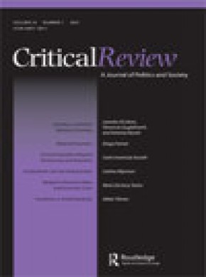 Critical Review期刊
