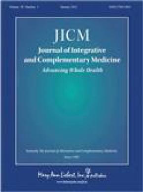 Journal Of Integrative And Complementary Medicine期刊