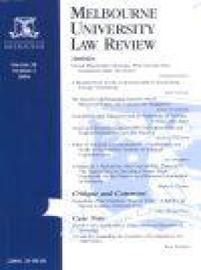 Melbourne University Law Review期刊