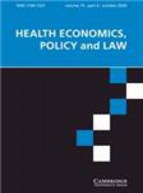 Health Economics Policy And Law期刊