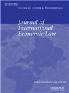Journal Of International Economic Law期刊