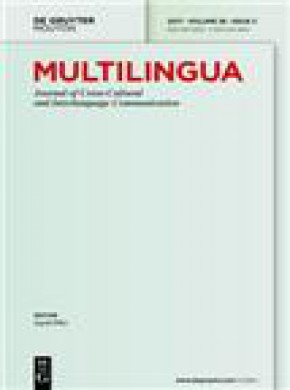 Multilingua-journal Of Cross-cultural And Interlanguage Communication期刊