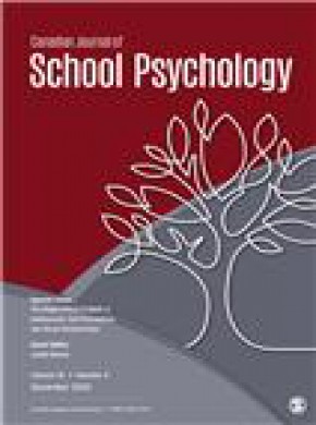 Canadian Journal Of School Psychology期刊
