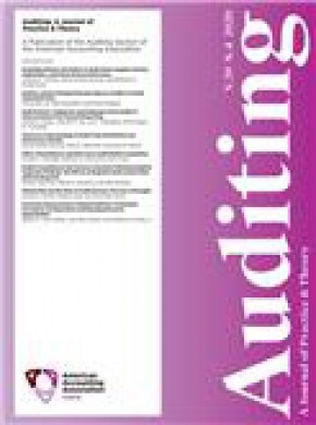 Auditing-a Journal Of Practice & Theory期刊