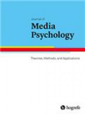 Journal Of Media Psychology-theories Methods And Applications期刊