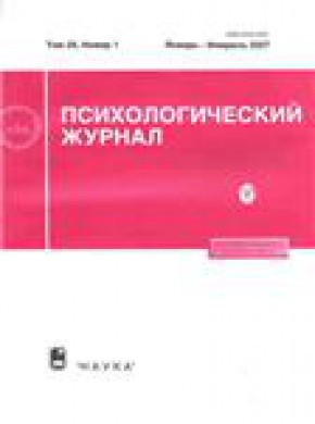 Psikhologicheskii Zhurnal期刊