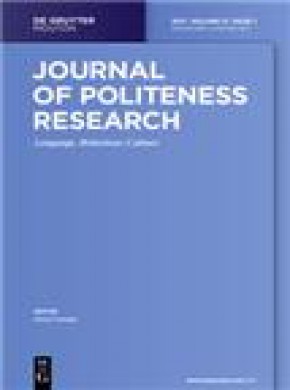 Journal Of Politeness Research-language Behaviour Culture期刊