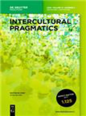 Intercultural Pragmatics期刊