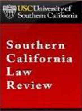 Southern California Law Review期刊
