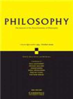 Philosophy期刊