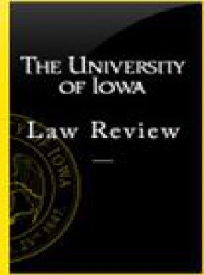 Iowa Law Review期刊