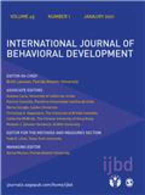International Journal Of Behavioral Development期刊