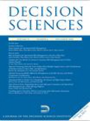 Decision Sciences期刊