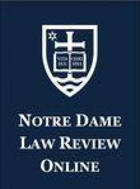 Notre Dame Law Review期刊