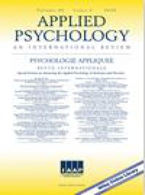Applied Psychology-an International Review-psychologie Appliquee-revue Internati期刊