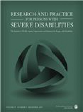 Research And Practice For Persons With Severe Disabilities期刊