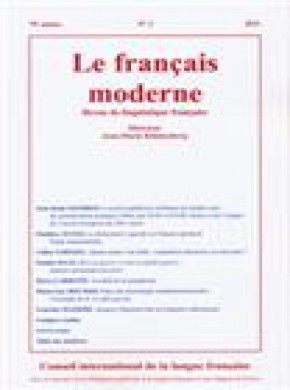 Francais Moderne期刊