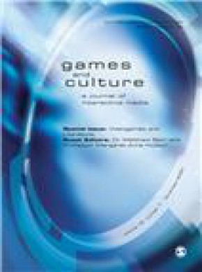 Games And Culture期刊
