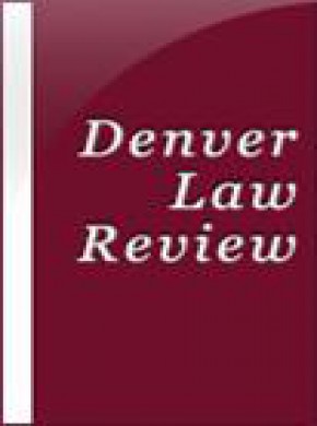 Denver Law Review期刊