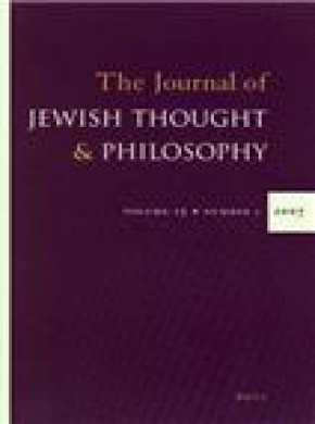 Journal Of Jewish Thought & Philosophy期刊