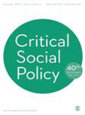 Critical Social Policy期刊