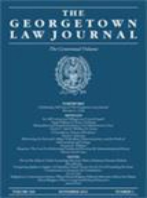 Georgetown Law Journal期刊
