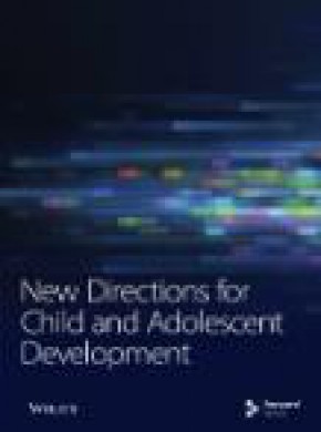 New Directions For Child And Adolescent Development期刊