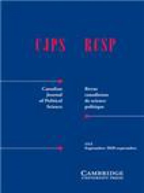 Canadian Journal Of Political Science-revue Canadienne De Science Politique期刊