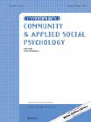 Journal Of Community & Applied Social Psychology期刊