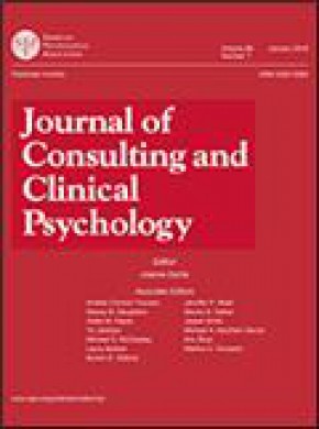 Journal Of Consulting And Clinical Psychology期刊