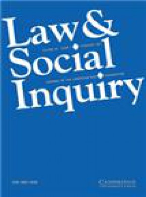Law And Social Inquiry-journal Of The American Bar Foundation期刊