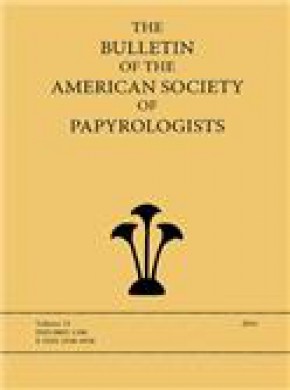 Bulletin Of The American Society Of Papyrologists期刊