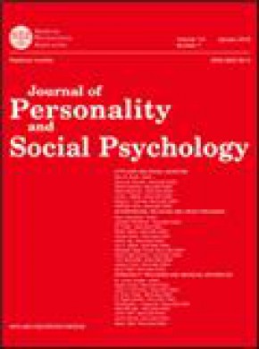 Journal Of Personality And Social Psychology期刊