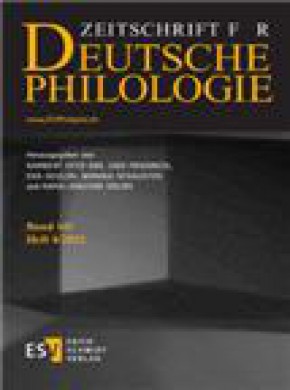 Zeitschrift Fur Deutsche Philologie期刊