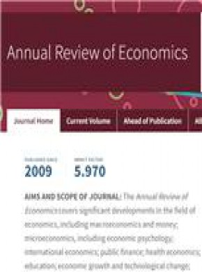 Annual Review Of Economics期刊